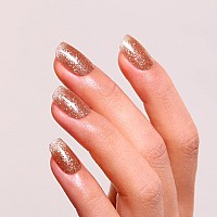 Ozzeal Glitter Gel Polish Clear Gold Glitter Gel Nail Polish Sparkle Shimmer Gel Glitter Nail Polish Summer Rainbow Soak Off Le