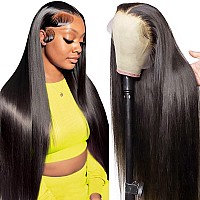 Wonder Girl 200 Density Hd Lace Front Wigs Human Hair 13X4 Straight Lace Frontal Wigs Pre Cut Lace Glueless Wigs Human Hair Pre