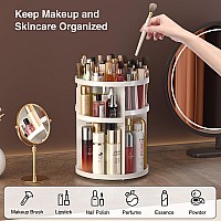 360 Large Rotating Makeup Organizer Countertop Clear Acrylic Makeup Organizers Organizador De Perfumes 7 Layers Large Make Up