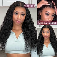 Beauty Forever Pre Everything Water Wave Lace Front Wigs Human Hair 13X4 Hd Lace Glueless Lace Frontal Wigs For Women Pre Plucke