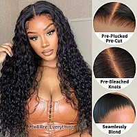 Beauty Forever Pre Everything Water Wave Lace Front Wigs Human Hair 13X4 Hd Lace Glueless Lace Frontal Wigs For Women Pre Plucke