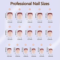 Misssix French Gel Nail Tips 160Pcs French Tip Press On Nails Short Square No Need To File Tips Prelasting Fake Nails For Na