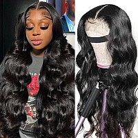 Uonoco Glueless Wigs Human Hair Pre Plucked Pre Cut 5X5 Hd Lace Closure Wigs Human Hair Wear And Go Glueless Wig 180 Density Bo