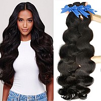 Wiilm 12A Human Hair Bundles Body Wave 3 Bundles 24 26 28 Inch 100 Unprocessed Brazilian Virgin Raw Hair Bundels Body Wave Bund