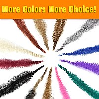 Marley Twist Braiding Hair 12 Inch 7 Packs Ombre Honey Blonde Spring Twist Hair Springy Afro Twist Hair Soft Marley Hair For Wra