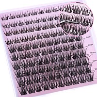 Lash Clusters Eyelash Extensions Wispy Eyelash Clusters Lash Extension 100Pcs 816Mm Natural Individual Lashes Fluffy Cluster La