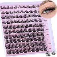 Lash Clusters Wispy Eyelash Clusters Eyelash Extensions 100Pcs 816Mm Fluffy Lash Clusters Lash Extension Natural Individual Las