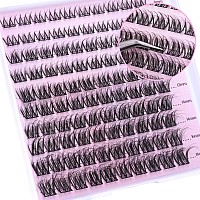 Lash Clusters Wispy Eyelash Clusters Eyelash Extensions 100Pcs 816Mm Fluffy Lash Clusters Lash Extension Natural Individual Las