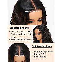 Nadula Ombre Highlight Glueless Short Bob Wig 7X5 Hd Bye Bye Knots Loose Body Wave Human Hair Wig Pre Plucked Pre Cut Lace Ombre