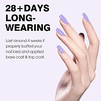 Canni Purple Gel Polish 1Pcs Gel Polish Purple Color Pale Violet Nail Polish Gel High Gloss Soak Off U V Gel Nail French Nail M