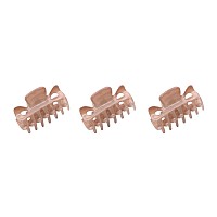 Parcelona French Classic Very Small 1 12 Claw Clips With Tight Spring Set Of 3 Girls Hair Jaw Claw Clips Durable Styling Women