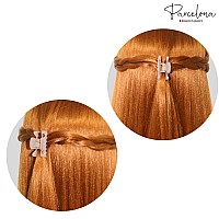 Parcelona French Classic Very Small 1 12 Claw Clips With Tight Spring Set Of 3 Girls Hair Jaw Claw Clips Durable Styling Women