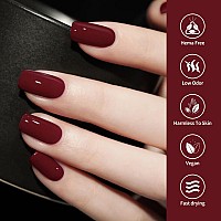 Venalisa Burgundy Red Gel Polish 1 Pcs Dark Red Color Fall Gel Nail Polish Soak Off Uv Gel Diy At Home Manicure Salon Nail Art F