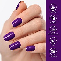 Venalisa Purple Gel Nail Polish 1 Pcs Dark Purple Color Gel Polish Soak Off Uv Gel Diy At Home Manicure Salon Nail Art For Girls