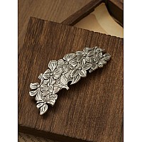 Haquil Flower Bloom Vintage Hair Clip Vintage Viking Celtic Knot Protection Hair Clip Barrettes Gift For Women Viking Hair Acce