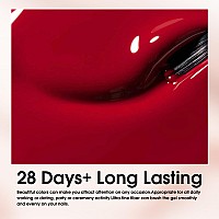 Venalisa Red Gel Polish 1 Pcs Red Color Gel Nail Polish Soak Off Uv Gel Diy At Home Manicure Salon Nail Art For Girls Women