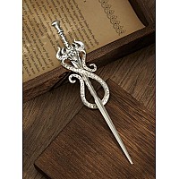 Haqul Baphomet Head Hairpin Viking Jewelry Clip Minimalist Celtic Knot Hair Accessories For Women