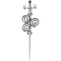 Haquil Spiral Deer Hair Stick Hair Pin Chopsticks Antique Retro Hair Forks For Women