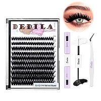 Dedila 822Mm To Choose 20D40D60D80D100D Individual False Eyelashes Makeup Cluster Eyelashes Thickness 007Mm D Curl Natural