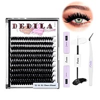 Dedila 822Mm To Choose 20D40D60D80D100D Individual False Eyelashes Makeup Cluster Eyelashes Thickness 007Mm D Curl Natural