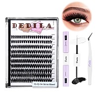 Dedila 822Mm To Choose 20D40D60D80D100D Individual False Eyelashes Makeup Cluster Eyelashes Thickness 007Mm D Curl Natural