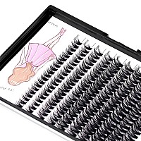 Dedila 822Mm To Choose 20D40D60D80D100D Individual False Eyelashes Makeup Cluster Eyelashes Thickness 007Mm D Curl Natural