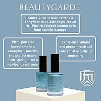 Beautygarde Rocket Fuel Longwear Nail Polish Dream Promotes Strengthening And Growth Crueltyfree 21Free Vegan 05 Oz