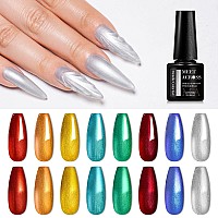 Meet Across 84 Gel Nail Polish Setsoak Off Uv Led Lamp Gel Nail Polish Kitfashion Shimmer Nail Art Design Gifts For Women Man