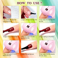 Meet Across 84 Gel Nail Polish Setsoak Off Uv Led Lamp Gel Nail Polish Kitfashion Shimmer Nail Art Design Gifts For Women Man