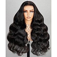 Superlook Wear And Go Glueless Wigs Human Hair Pre Cut Lace 240 Density 13X4 Transparent Lace Front Wig Human Hair Upgraded 12A