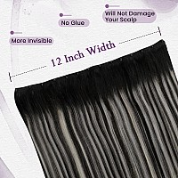 Laavoo Beaded Weft Hair Extensions Human Hair Microbead Hair Extensions Ombre Off Black To Silver Grey Hair Extensions Real Huma