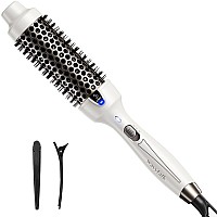 Wavytalk Thermal Brush 15 Inch Ionic Thermal Round Brush Creates Blowout Look In 10 Minutes Heated Round Brush Makes Hair Shi