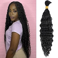 Ynsnr Water Wave Bulk Human Braiding Hair For Boho Braids 100 Human Hair Unprocessed Brazilian Curly Human Hair For Human Hair