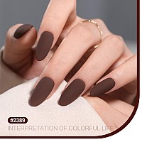 Gaoy Gel Nail Polish Brown Caramel Nude Red Gel Polish Kit For Salon Gel Manicure And Nail Art Diy At Home