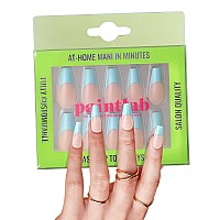 Paintlab Press On Nails 30 Piece Fake Nails With Glue Nail File Prep Pad Cuticle Stick Non Toxic Cruelty Free Long L