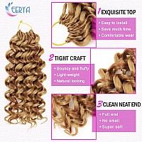 7 Packs Gogo Curl Crochet Hair 10 Inch Short Curly Crochet Hair For Women Water Wave Beach Curl Deep Twist Crochet Braids Synthe