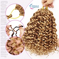 7 Packs Gogo Curl Crochet Hair 10 Inch Short Curly Crochet Hair For Women Water Wave Beach Curl Deep Twist Crochet Braids Synthe