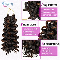 7 Packs Gogo Curl Crochet Hair 10 Inch Short Curly Crochet Hair For Women Water Wave Beach Curl Deep Twist Crochet Braids Synthe