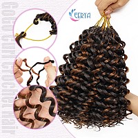 7 Packs Gogo Curl Crochet Hair 10 Inch Short Curly Crochet Hair For Women Water Wave Beach Curl Deep Twist Crochet Braids Synthe