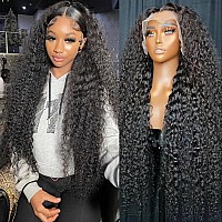 7X5 Glueless Wigs Human Hair Pre Plucked Wear And Go Deep Wave Wig 3D Dome Cap Glueless Wig Human Hair Wear And Go Wigs Natural