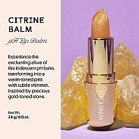 Winky Lux Citrine Balm Ph Lip Balm Color Changing Lipstick And Tinted Lip Balm Vegan Cruelty Free Lip Balm Hydrate Plump