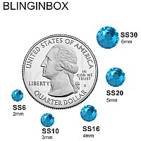 Blinginbox 50000Pcs Flatback Rhinestones Resin Non Hotfix Rhinestones Large Quantity Wholesale For Crafts Diy Creative Design Cl