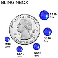 Blinginbox 50000Pcs Flatback Rhinestonesresin Non Hotfix Rhinestones Large Quantity Wholesale For Crafts Diy Creative Designcl