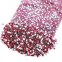 Blinginbox 25000Pcs Flatback Rhinestones Resin Non Hotfix Rhinestones Large Quantity Wholesale For Crafts Diy Creative Design Cl