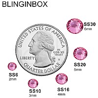 Blinginbox 5000Pcs Flatback Rhinestones Resin Non Hotfix Rhinestones Large Quantity Wholesale For Crafts Diy Creative Design Clo