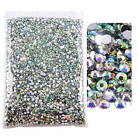 Blinginbox 50000Pcs Flatback Rhinestones Resin Non Hotfix Rhinestones Large Quantity Wholesale For Crafts Diy Creative Design Cl