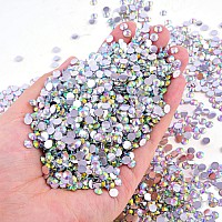 Blinginbox 50000Pcs Flatback Rhinestones Resin Non Hotfix Rhinestones Large Quantity Wholesale For Crafts Diy Creative Design Cl