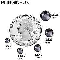 Blinginbox 25000Pcs Flatback Rhinestonesresin Non Hotfix Rhinestones Large Quantity Wholesale For Crafts Diy Creative Designcl