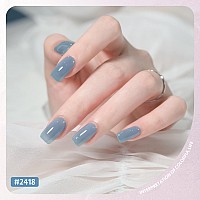 Gaoy Mizzle Gel Nail Polish Jelly Milky White Blue Gray Purple Sheer Gel Polish Kit For Salon Gel Manicure And Nail Art Diy At