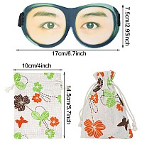 Honbay 3D Funny Eyeshade Soft Sleep Eye Mask With Adjustable Head Strap For Travel Game Party Rest Sleeping Girl